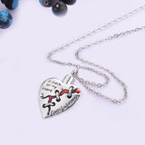 Ashes Keepsake A Peace Of My Heart Lives in Heaven Broken Heart Urn Necklace / Cremation Jewelry For Ashes