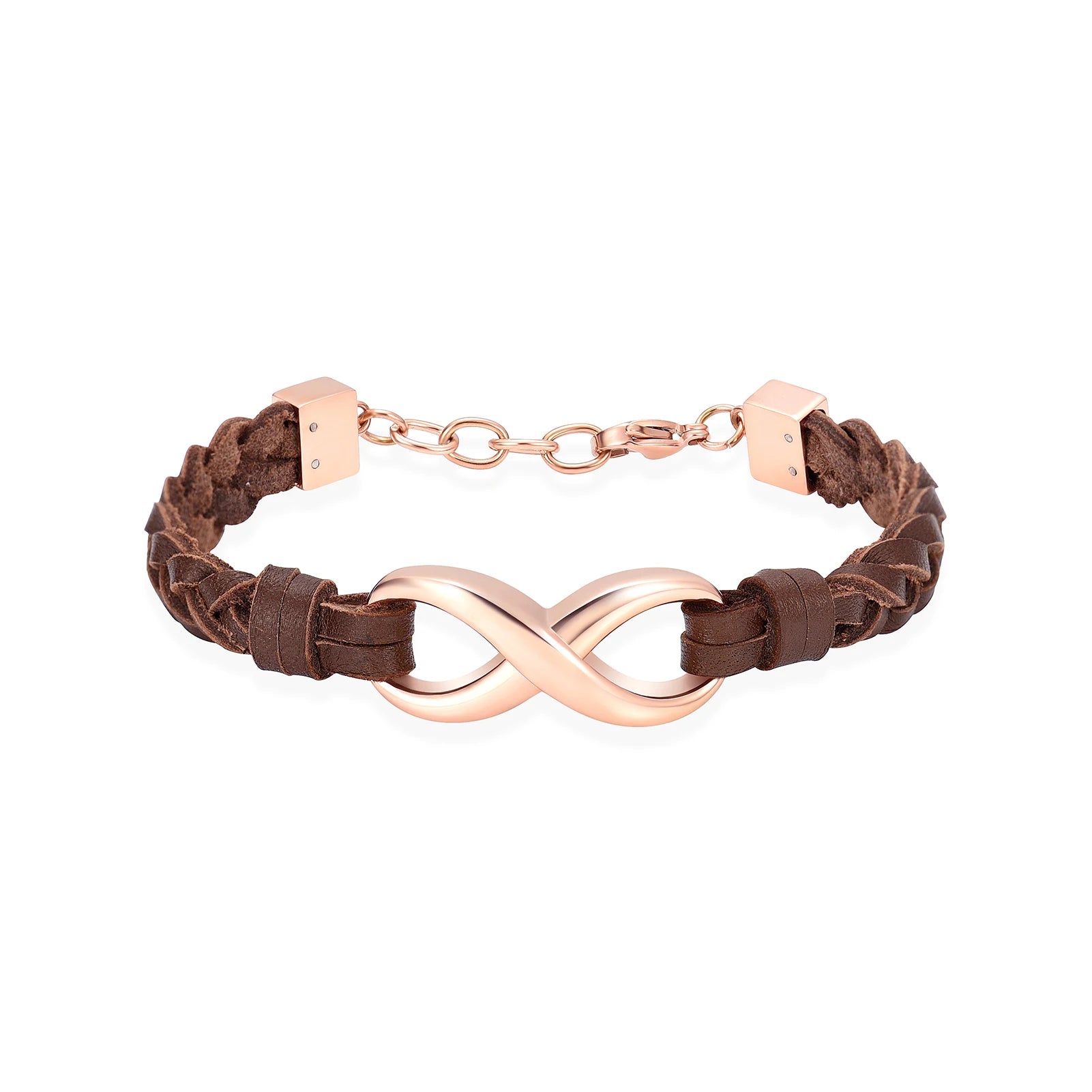 Infinity Men's Urn Bracelet For Ashes Stainless Steel