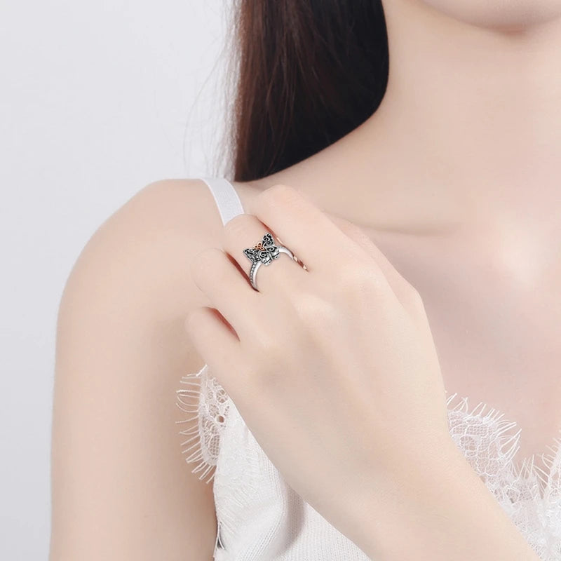 Butterfly Urn Ring For Ashes