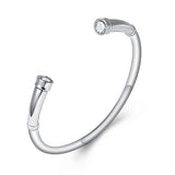 Ashes Keepsake Birthstone Charm Cuff Cremation Urn Bracelet Stainless Steel Expandable