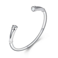 Ashes Keepsake Birthstone Charm Cuff Cremation Urn Bracelet Stainless Steel Expandable