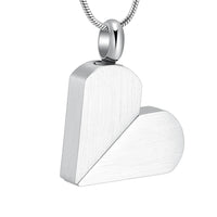 Ashes Keepsake Convertible Square Heart Urn Necklace Cremation Jewelry For Ashes