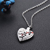 Ashes Keepsake A Peace Of My Heart Lives in Heaven Broken Heart Urn Necklace / Cremation Jewelry For Ashes