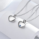 Cremation Jewelry  Small Heart Memorial Ash Urn Necklace