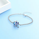 Ashes Keepsake Crystal Heart Urn Bracelet For Ashes Stainless Steel