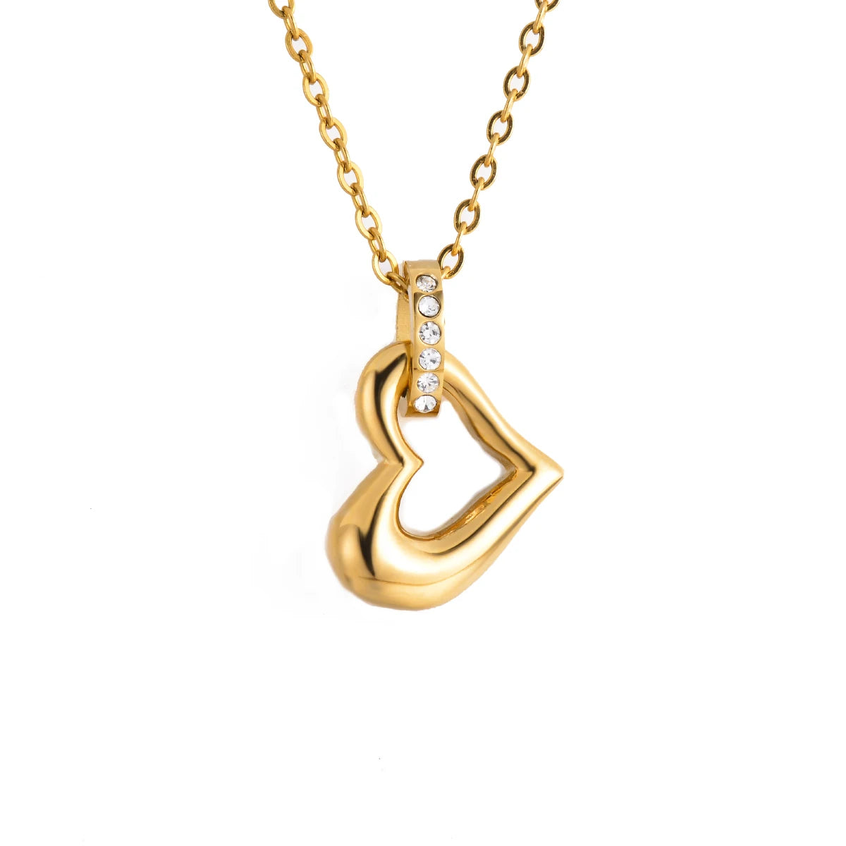 Ashes Keepsake Heart Mini Urn Necklace Stainless Steel Cremation Jewelry For Women