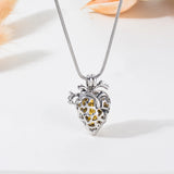 Cremation Jewelry Anatomical Heart Necklace