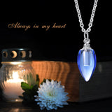 Glass Urn Necklace Pendant for Ashes Cremation Jewelry