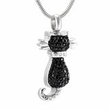 Cremation Necklace For Cat Ashes Stainless Steel
