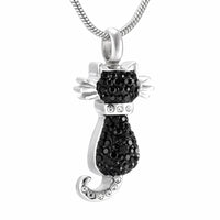 Cremation Necklace For Cat Ashes Stainless Steel