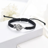 Ashes Keepsake Rose Flower Urn Bracelet for Ashes for Women's Cremation Jewelry
