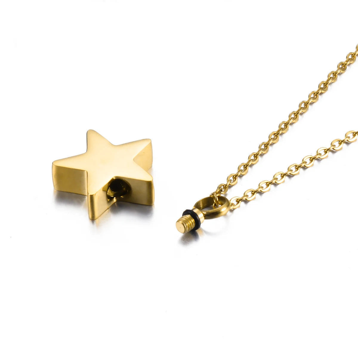 Cremation Jewelry Five-pointed Star Necklace
