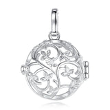 Flower Cage Urn Necklace For Ashes