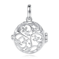 Flower Cage Urn Necklace For Ashes
