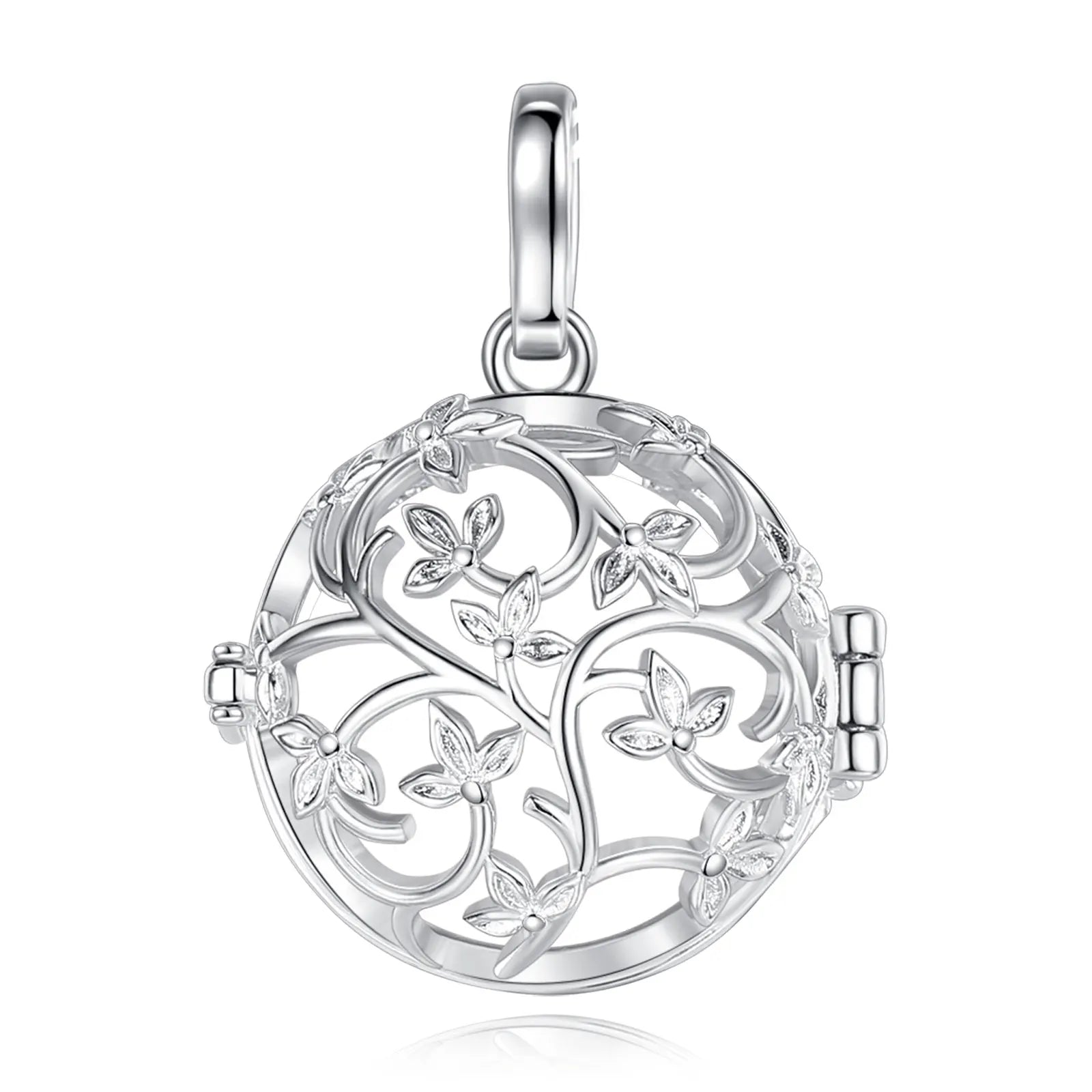 Flower Cage Urn Necklace For Ashes