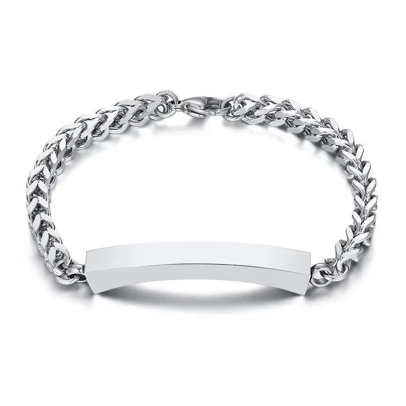 Men's Cremation Bracelet For Ashes Stainless Steel