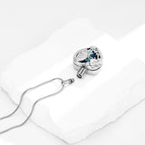 Butterfly Ashes Necklace Cremation Jewelry Stainless Steel