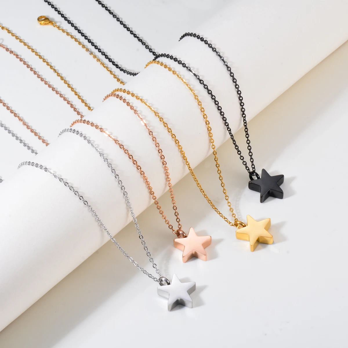 Cremation Jewelry Five-pointed Star Necklace