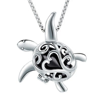 Ashes Keepsake Turtle Cremation Jewelry Necklace for Ashes Stainless Steel