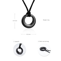 Ashes Keepsake Cremation Jewelry Circle of Life Urn Necklace for Ashes