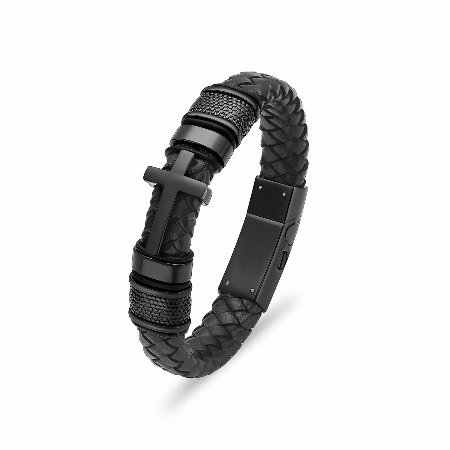 Genuine Leather Men's Urn Bracelet