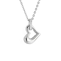 Ashes Keepsake Heart Mini Urn Necklace Stainless Steel Cremation Jewelry For Women