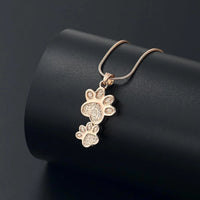 Paw Print Cremation Jewelry for Ashes Pet Ashes