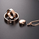 Cremation Jewelry Pet Urn Necklace Forever in My Heart, No Longer by My Side
