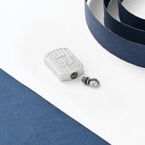 Ashes Keepsake American Flag Urn Necklace Stainless Steel Cremation Jewelry