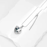 Butterfly Ashes Necklace Cremation Jewelry Stainless Steel