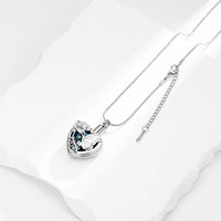 Butterfly Ashes Necklace Cremation Jewelry Stainless Steel