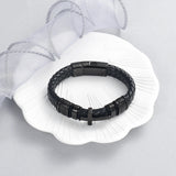 Genuine Leather Men's Urn Bracelet