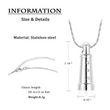 Ashes Keepsake Lighthouse Urn Pendant for Ashes Cremation Jewelry