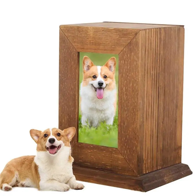 Wooden Pet Ashes Urn