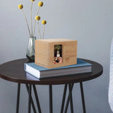 Wooden Pet Urn With Photo Frame For Dog & Cat Ashes