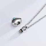 Cremation Jewelry  Small Heart Memorial Ash Urn Necklace