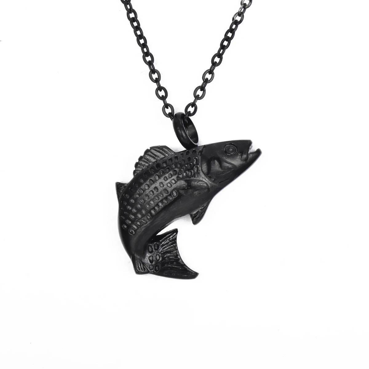 Ashes Keepsake Cremation Jewelry Fish Urn Necklace for Ashes