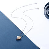 Ashes Keepsake Wing Heart Urn Necklace Always in My Heart Cremation Jewelry