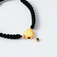 Ashes Keepsake Adjustable Urn Bracelet Heart-shaped Urn Pendant Stainless Steel