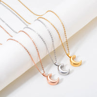 Cremation Jewelry Moon Urn Necklace Keepsake