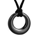 Ashes Keepsake Cremation Jewelry Circle of Life Urn Necklace for Ashes
