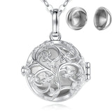 Flower Cage Urn Necklace For Ashes