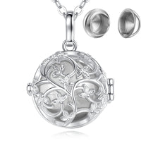 Flower Cage Urn Necklace For Ashes