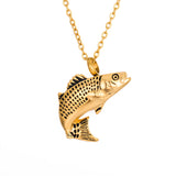 Ashes Keepsake Cremation Jewelry Fish Urn Necklace for Ashes