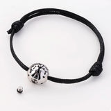 Ashes Keepsake Adjustable Ball Charm Tree of Life Urn Bracelet