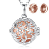 Flower Cage Urn Necklace For Ashes