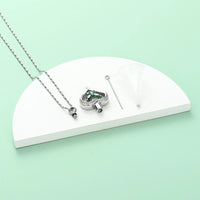 Ashes Keepsake Cremation Jewelry Butterfly Heart Urn Necklace Cremation Jewelry