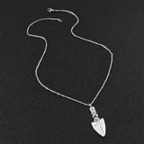 Cross Shield Pendant Urn Necklace For Ashes Stainless Steel