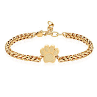 Ashes Keepsake Dog/Cat Paw Print Urn Bracelet Cremation Jewelry for Ashes