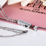 Birthstone Urn Necklace Zircon Openable Urn Pendant